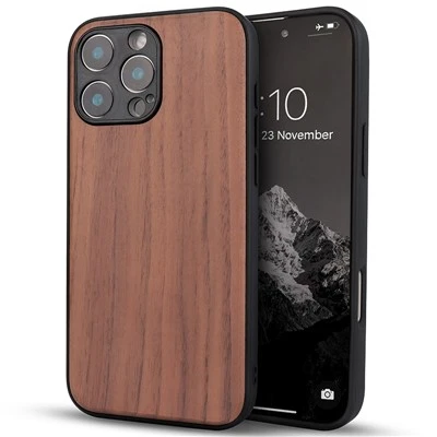 Medinis „iPhone 15“ dėklas